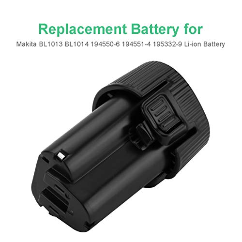 Shentec 10.8V-12V 3.0Ah Batería Compatible con Makita BL1013 BL1014 194550-6 194551-4 195332-9
