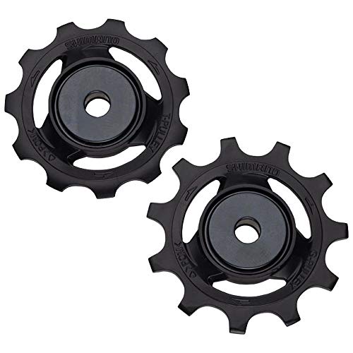 SHIMANO RD-M9100 SS DA 11 Juego Desplazante + Conjunto de Rodillos Guía, Negro, Talla Única