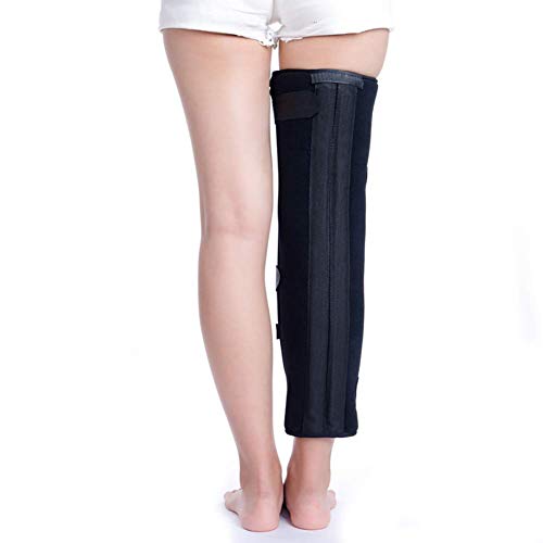 SHKUU Soporte para piernas con Tobillera, inmovilizador Rodilla, Soporte Completo para piernas, Transpirable y Ligero para Rodillas Antes y después la operación y Lesiones