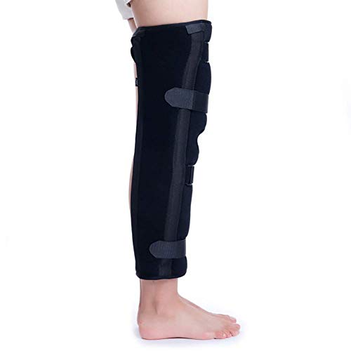 SHKUU Soporte para piernas con Tobillera, inmovilizador Rodilla, Soporte Completo para piernas, Transpirable y Ligero para Rodillas Antes y después la operación y Lesiones