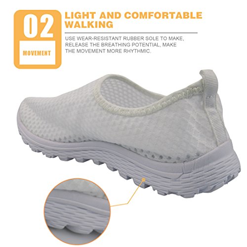 showudesigns Zapatillas De Running con Estampado de Enfermera para Mujer Sanitarias Zapatillas de Caminar Planas de Malla Transpirable Zapatos de Trabajo livianos Senderismo Trotar, Talla 39