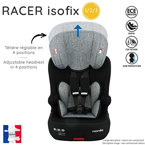 Silla de coche para Bebe isofix RACER grupo 1/2/3 (9-36kg) - con proteccion lateral -Disney First Minnie