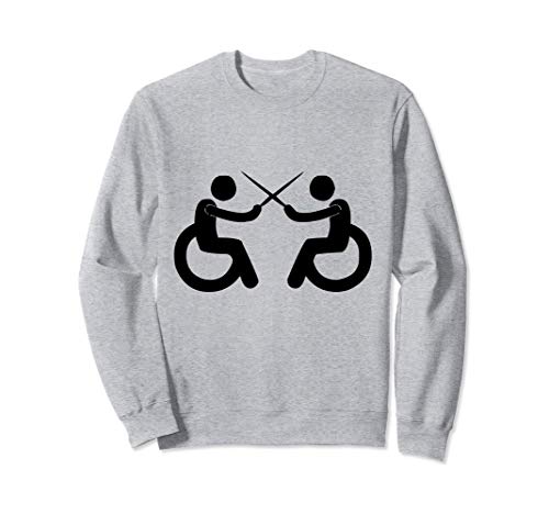 Silla de ruedas de esgrima para discapacitados Sudadera