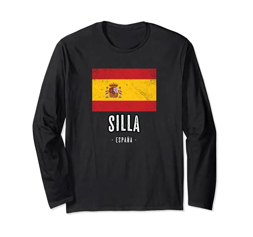 Silla España | Souvenir - Ciudad - Bandera - Manga Larga
