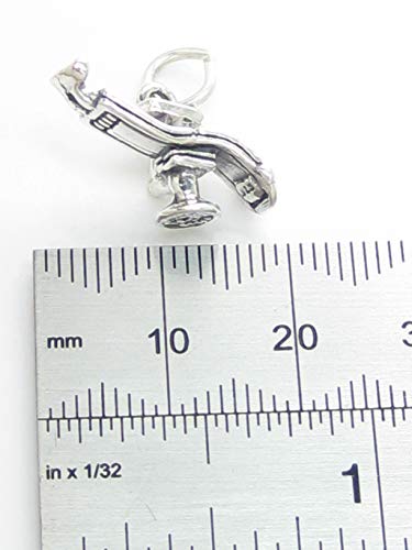 Sillón de dentista Charm de plata esterlina .925 Sillas dentales Charms de odontología