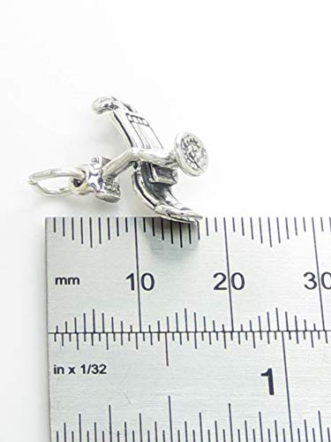 Sillón de dentista Charm de plata esterlina .925 Sillas dentales Charms de odontología