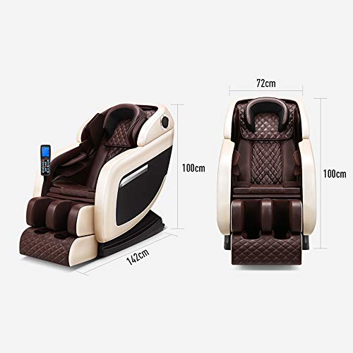 Sillón De Masaje, Gravedad Cero Cuerpo Completo Sillón Eléctrico Shiatsu Sillón Reclinable Con Terapia De Calor Incorporada Sistema De Masaje De Aire Con Rodillo De Pie SL-Track Stretch Altavoz Blue