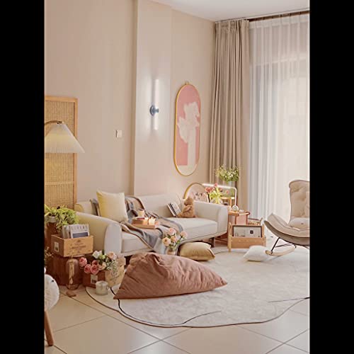 Sillón reclinable Individual de algodón y Lino, sofá Perezoso, sofá pequeño Simple, sillón reclinable Individual económico