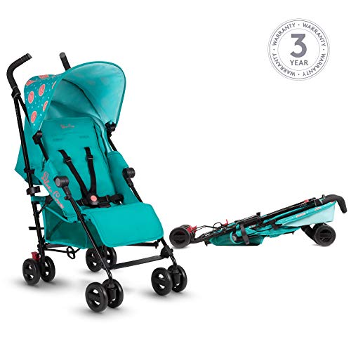 Silver Cross Cochecito Zest, compacto y ligero, totalmente reclinable, para bebé a niño – Pomelo (Nuevo 2021)