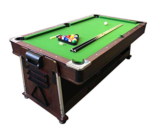 Simba Srl Mesa de Billar 7ft Mattew Carambola y Hockey de Mesa y Ping Pong y Plan de Cobertura