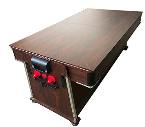Simba Srl Mesa de Billar 7ft Mattew Carambola y Hockey de Mesa y Ping Pong y Plan de Cobertura