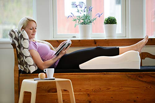 Sissel Venosoft - Almohada en cuña para Las piernas, Color Blanco