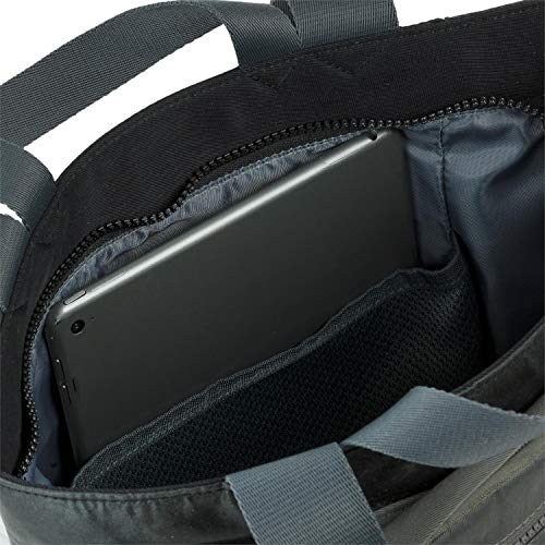 SKECHERS - Bolso Tote Unisex con Doble asa Larga para Hombro y Doble asa Corta. Ideal para Uso Diario. Práctica, Ligera, cómoda y Funcional. Diseño único y Exclusivo. S986, Color Gris Metal