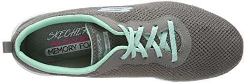 Skechers Flex Appeal 3.0-First Insight, Zapatillas Mujer, Varios Colores (Gymn Black Mesh/Trim), 38 EU