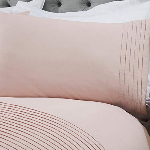 Sleepdown 5056242764236 Juego edredón y Fundas de Almohada para Cama de Matrimonio (220 x 230 cm), Color, Polialgodón, Rosa encarnado