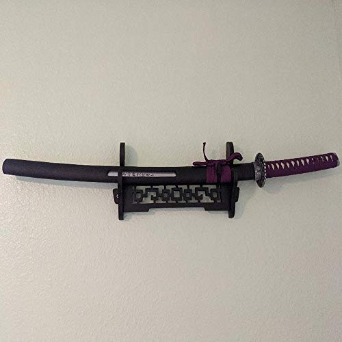 Sleeping Bag Soporte para Espada Montaje en Pared Espada samurái Katana Wakizashi Soporte para Pantalla Soporte Soporte Colgador 1 Nivel