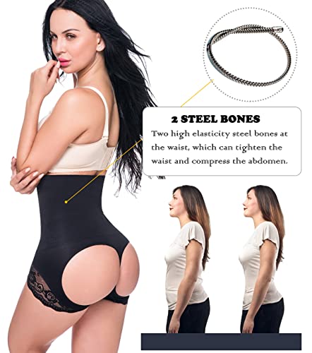 SLIMBELLE Braguitas Moldeadoras para Mujer Faja Bragas Push Up Shapewear Sin Costura Lenceria Adelgazante Panty