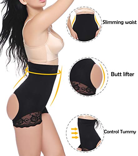 SLIMBELLE Braguitas Moldeadoras para Mujer Faja Bragas Push Up Shapewear Sin Costura Lenceria Adelgazante Panty