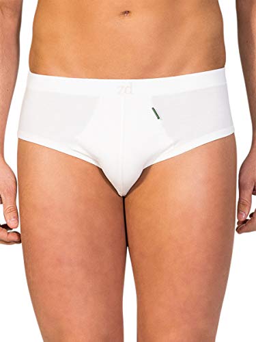 Slip Mini - Hilo de Soja - ZD - Máxima transpiración y Comodidad (XL, Natural)