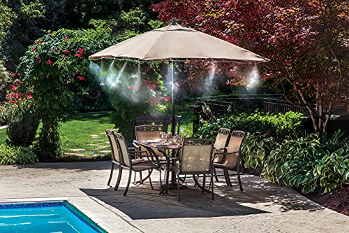 S&M 580536 – Programador de nebulización H-M 3/4" para terrazas, porches-Rebaja hasta 14 °C, Azul