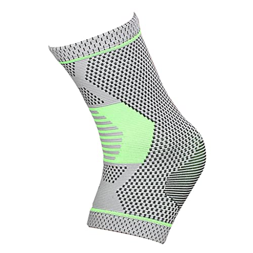 SM SunniMix Calcetines Transpirables para Fascitis Plantar de Manga de Soporte de Compresión de Tobillera de 1 Pieza - Gris M