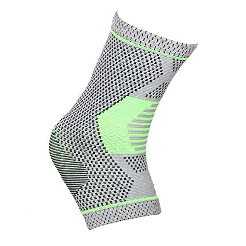 SM SunniMix Calcetines Transpirables para Fascitis Plantar de Manga de Soporte de Compresión de Tobillera de 1 Pieza - Gris M