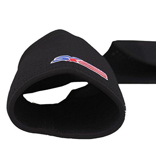 SM SunniMix Protector De Doble Hombro De Neopreno De Alta Densidad Correa De Sujeción Vendaje De Compresión Banda Artritis Tendinitis Negro