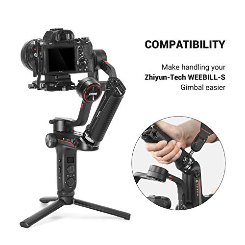 SMALLRIG Handle para WEEBILL-S, Empuñadura WEEBILL-S con Cold Shoe Incorporada, Llave y Orificios Roscados Múltiples - BSS2636