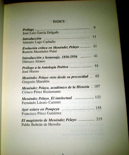 Sobre Menéndez Pelayo II