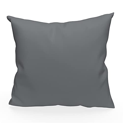 Soleil d'ocre Funda de cojín 40 x 40 cm Alix Gris