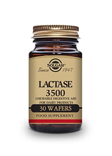 Solgar® Lactasa 3.500 para el mantenimiento de una flora intestinal equilibrada - 30 comprimidos masticables