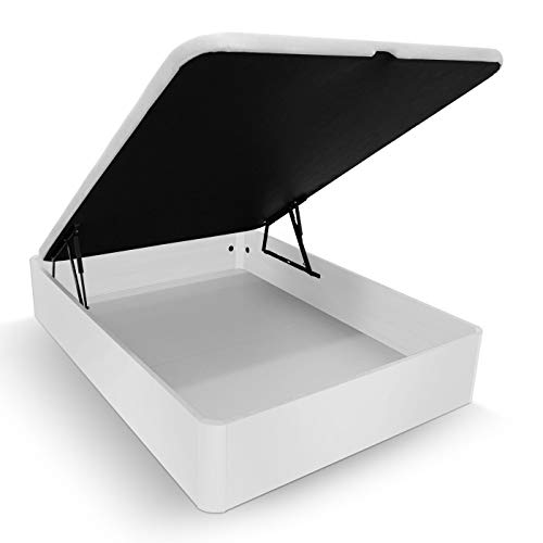 Somnia Descanso - Canapé Abatible XL Reforzado Gran Capacidad con Tapa Reforzada y Transpirable 135X190 | Incluye Montaje