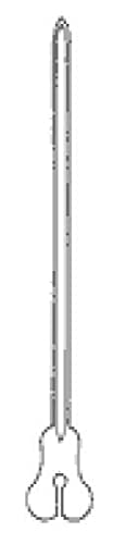 Sonda acanalada recta 11,5 cm. 14,5cm