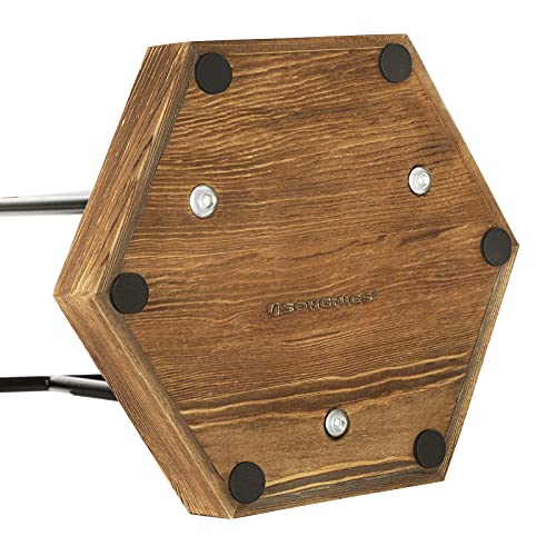 SONGMICS Soporte de Joyas, Expositor de Joyas, Árbol para Joyas de Metal y Madera, para Collares, Pulseras, Pendientes, Anillos, Regalo para Mujeres, Negro, Navidad, JJS03CB