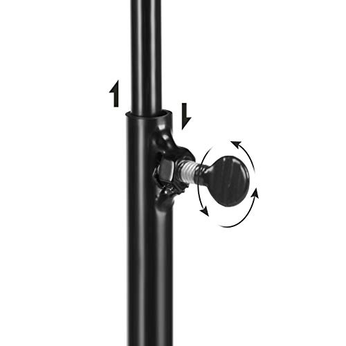 SONGMICS Soporte y Expositor de Joyas, Árbol para Joyas de Metal, para Collares, Pulseras, Pendientes, Regalo para Seres Queridos, Negro, Navidad, JJS04BK