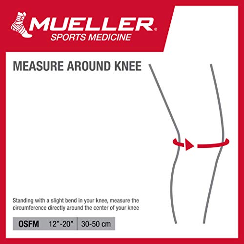 Soporte ajustable de la rodilla de medicina deportiva, OSFM, 0,44 libras
