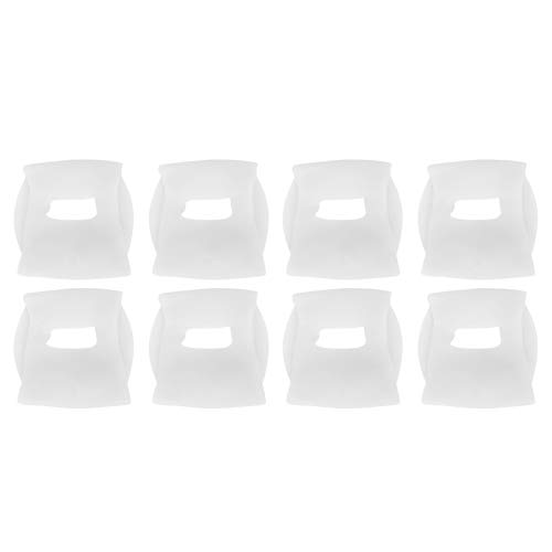 Soporte de arco, material SEBS Buena estabilidad Corrección del valgo del pie Elasticidad para pie para mujeres Hombres(white)
