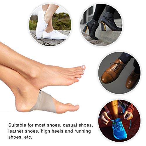 Soporte de arco, Plantillas de masaje magnet 2 pares zapatos de acupresión soporte ortopédico arco de amortiguador almohadillas para aliviar el dolor y mejorar la confianza