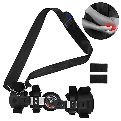 Soporte de Codo con Bisagras, Soporte de Brazo con Cabestrillo para Hombro con Bisagras, Poste de Férula Ajustable Y Correa de Hombro Soporte de Codo OP, Ortesis de Férula de Soporte Después de la Cir