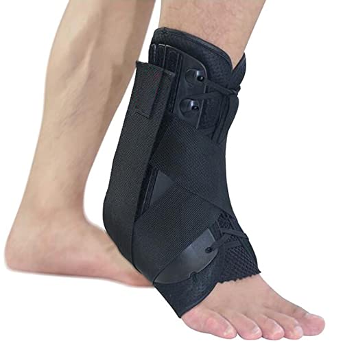Soporte de tobillo, correas de soporte deportivo de tobillo ajustables, protector de tobillo estabilizador de ortesis de caída del pie, para mejorar la marcha al caminar, aliviar el dolor y alivi