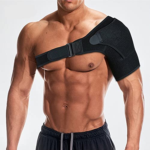Soporte del manguito rotador rasgado, soporte de hombro para hombres y mujeres, protector de hombro, cubierta de protección contra desgarro del manguito rotador, para alivio del dolor y recuperación