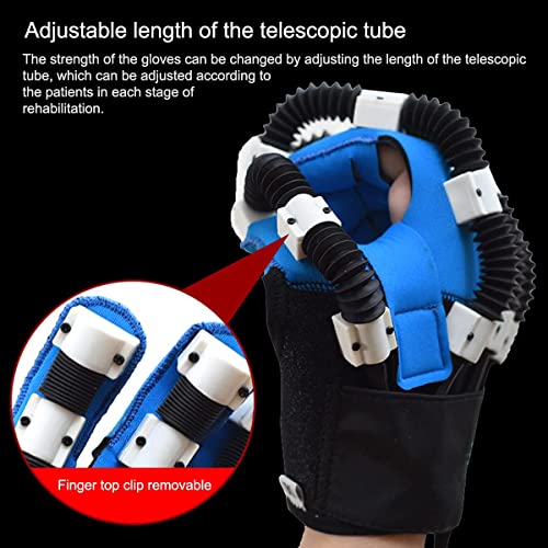 Soporte férula para dedos, equipo rehabilitación manos, minimiza espasticidad, estiramiento y agarre funcional, previene rigidez por deterioro funcional mano Hemiplejía Accidente cerebrovascular