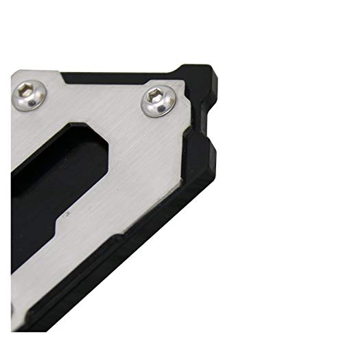 Soporte Lateral Para R1250GS 2018 R1200GS R&ALLY 2016-2018 R1200GS LC A&DV F750GS F850 Placa De Extensión De Soporte De Muleta Lateral De Motocicleta Agrandar Plataformas Chasis Moto (Color : C)