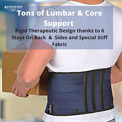 Soporte lumbar para la espalda – Proporciona alivio del dolor de espalda – soporte lumbar transpirable mantiene su columna lenta recta y segura – Cinturón para hombres y mujeres