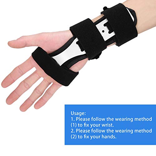 Soporte para Dedos de Mano, ANGGREK, Férula Transpirable para Dedos de Mano, Esguince, Recuperación de Fracturas, Soporte para Dedos, Inmovilizador, Soporte para Muñeca, Estabilizador para Dedos Rotos