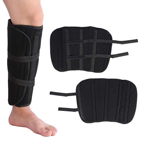 Soporte para pantorrillas con vástago, correa ortopédica para fractura de tibia y peroné Ortesis de fijación externa ajustable para recuperarse de lesiones o prevenir lesiones