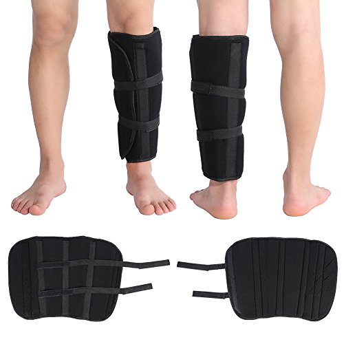 Soporte para pantorrillas con vástago, correa ortopédica para fractura de tibia y peroné Ortesis de fijación externa ajustable para recuperarse de lesiones o prevenir lesiones