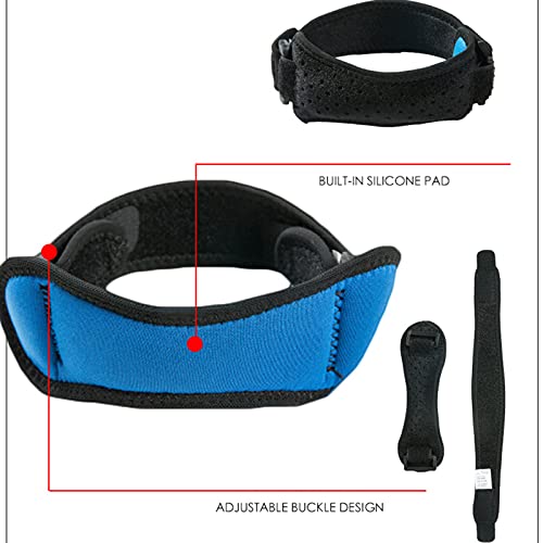 Soporte para Rodillera, Ajustable para Reducir el Dolor de Rodilla, Correa de Soporte para el Tendón Rotuliano para Ejercicio, Gimnasio, Correr, Andar en Bicicleta