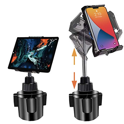 Soporte para Tableta para iPad Pro,Soporte para Coche iPad, Soporte para Taza Soporte para Tableta para Soporte con Cuello Extensible Compatible con iPad Air Mini Pro Kindle Samsung Galaxy Tab