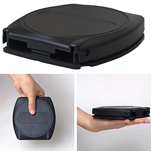 Soporte para vasos de coche para ventilación, 2 unidades, soporte para botellas, soporte plegable para bebidas para coche, barco, caravana, furgoneta, universal, color negro (2 unidades)